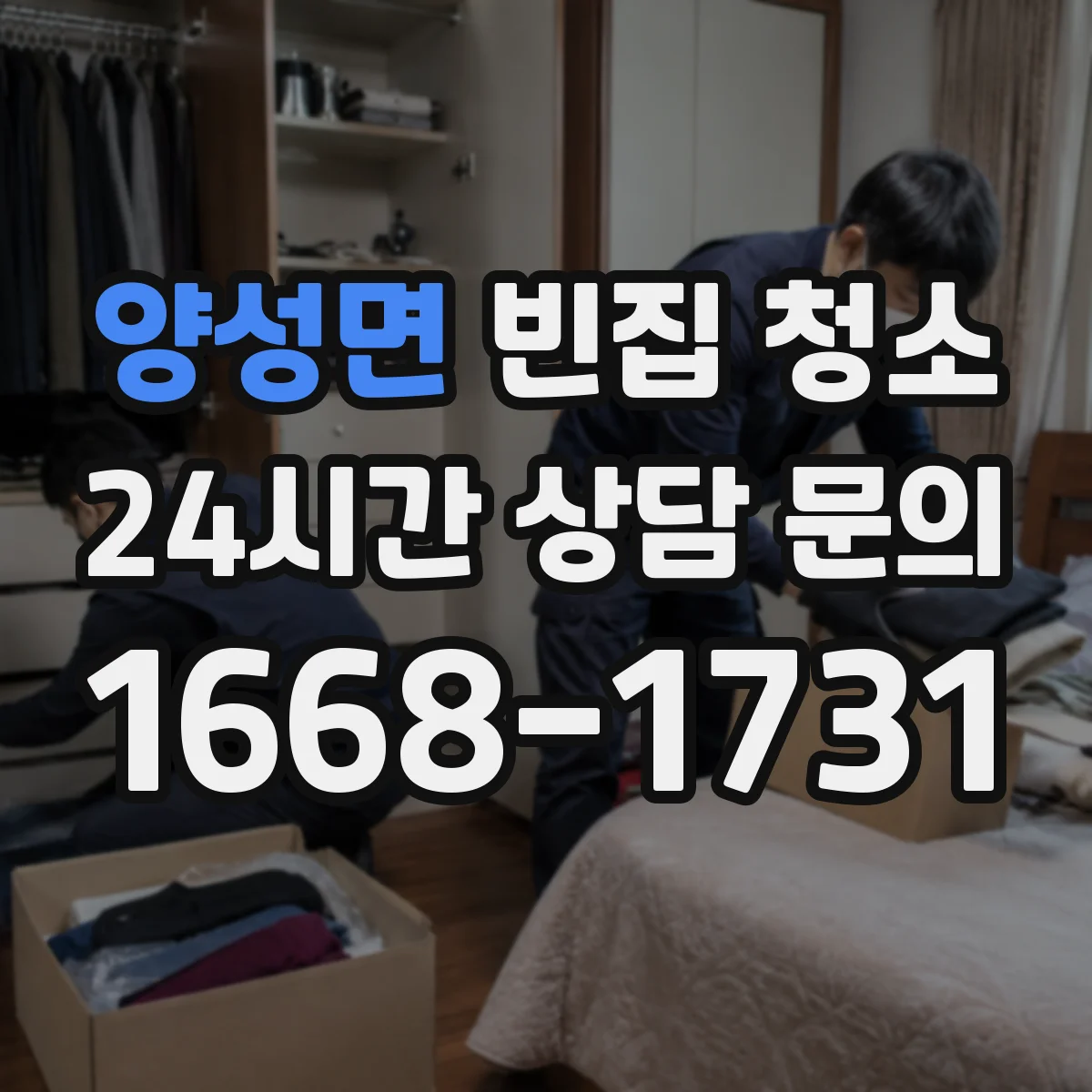 양성면 빈집 청소