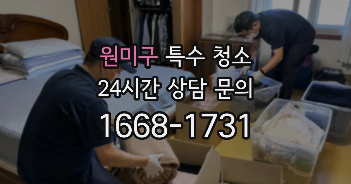 원미구 특수 청소