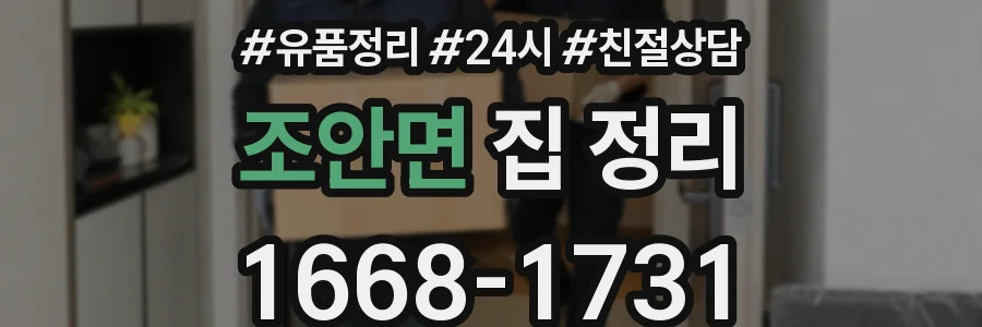 조안면 집 정리