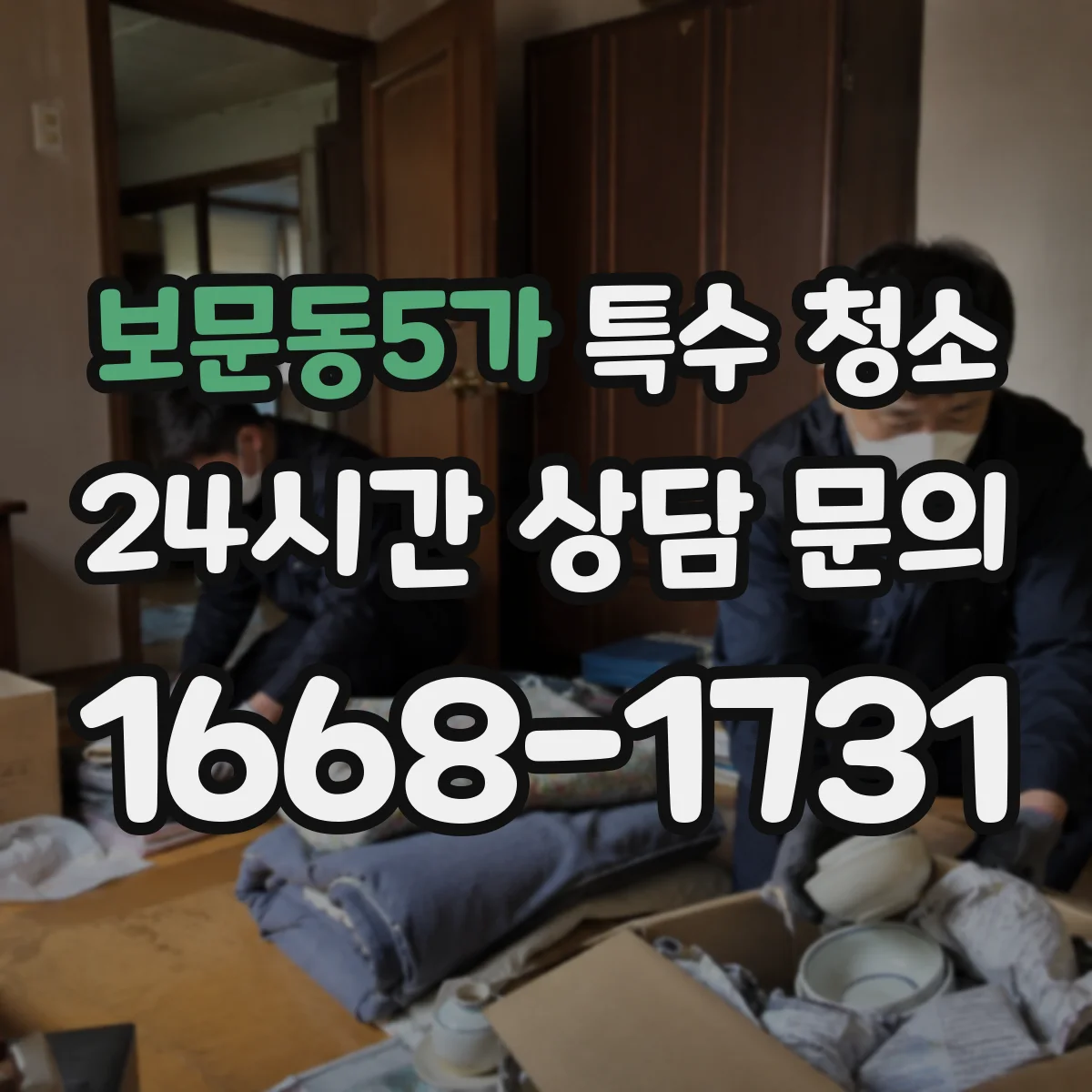 보문동5가 특수 청소