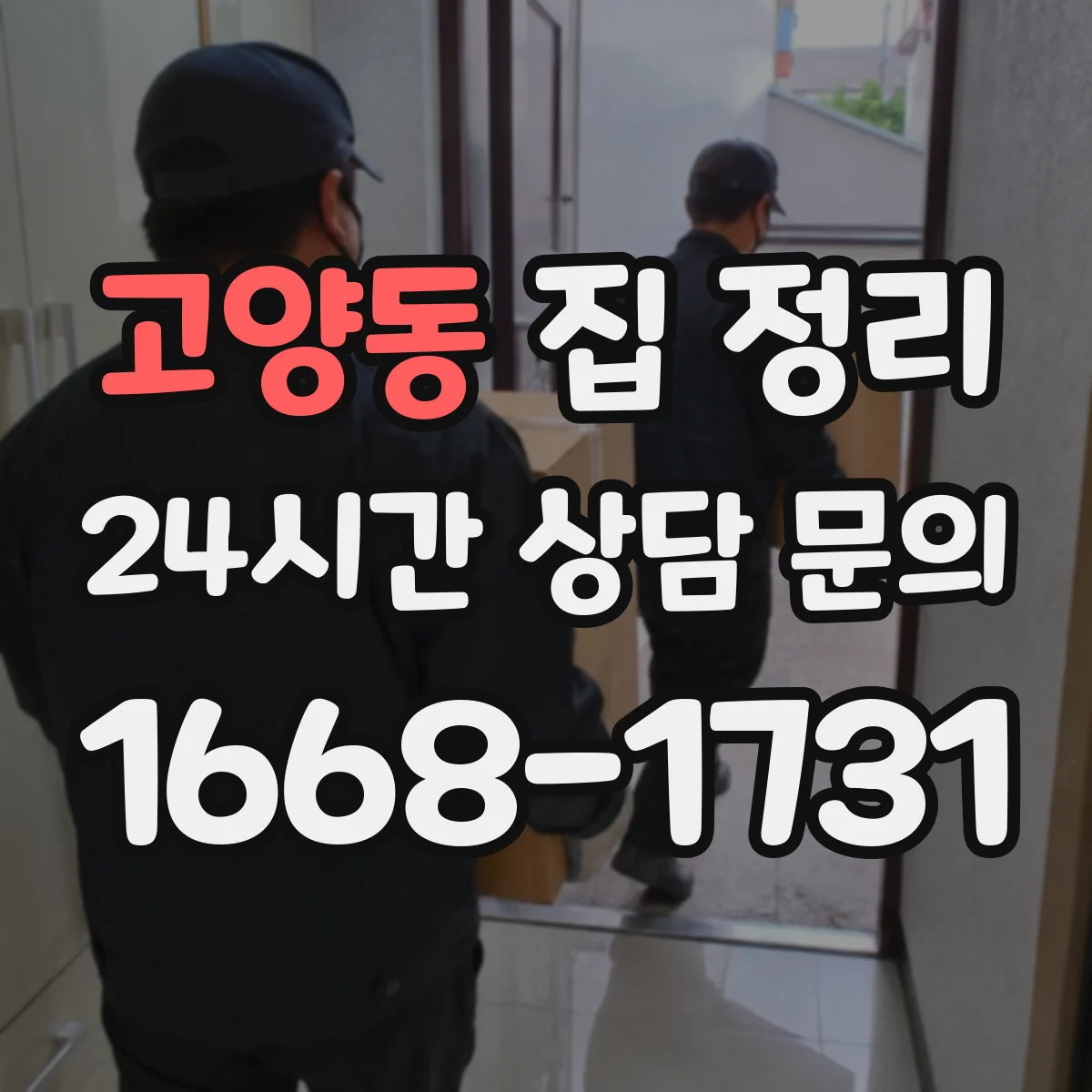 고양동 집 정리