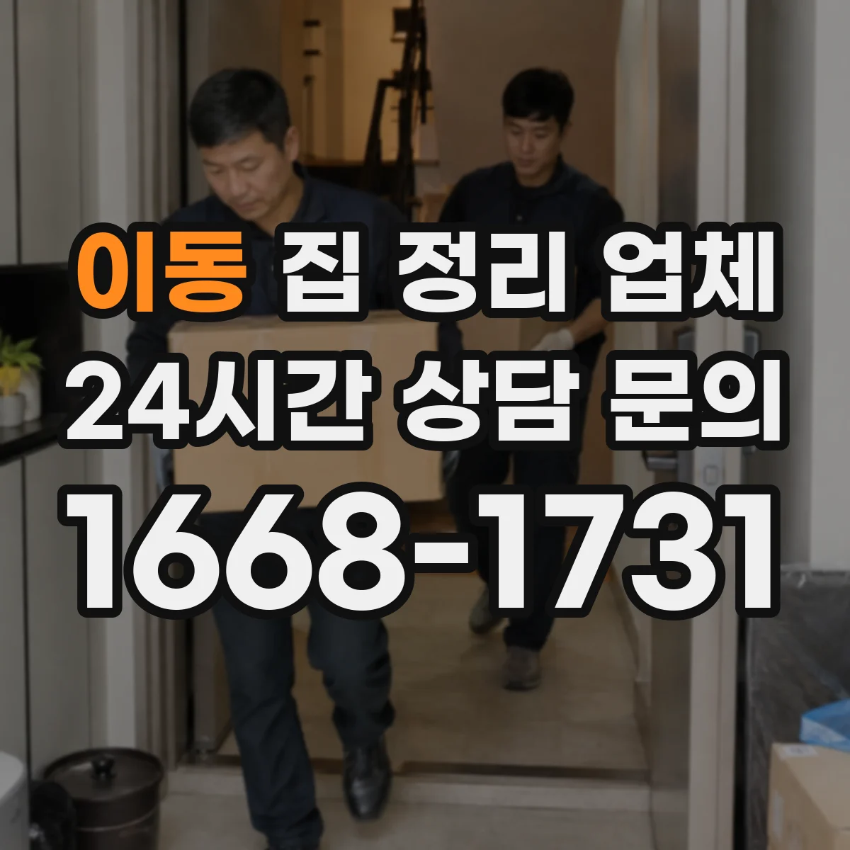 이동 집 정리 업체