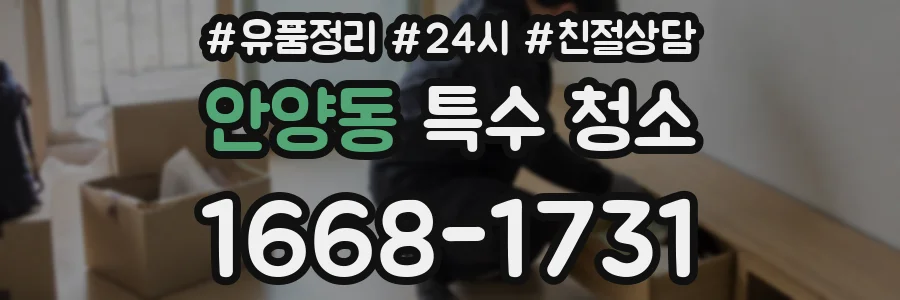 안양동 특수 청소
