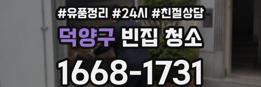 덕양구 빈집 청소