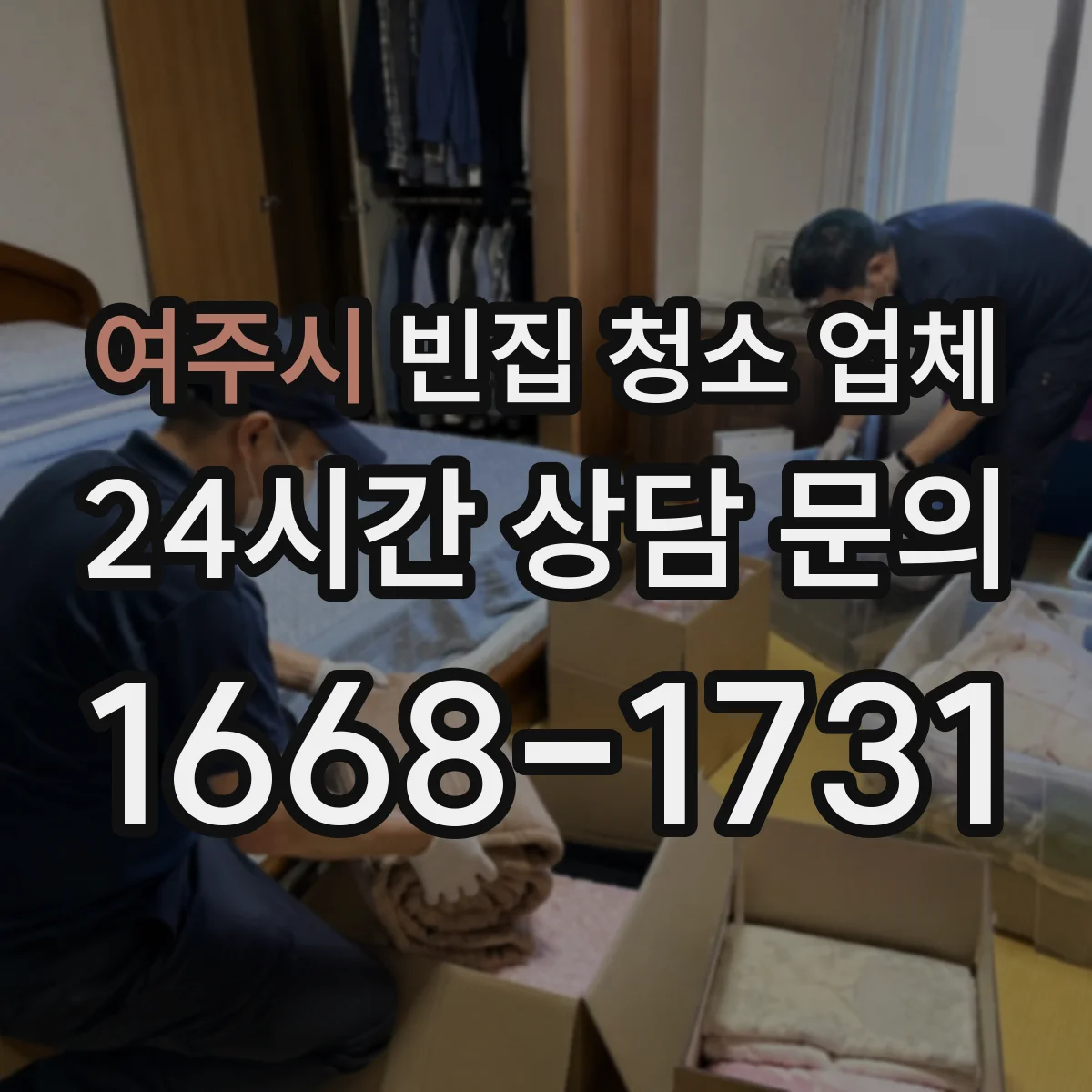 여주시 빈집 청소 업체 곰팡이·오염 구역 포함 여부 확인
