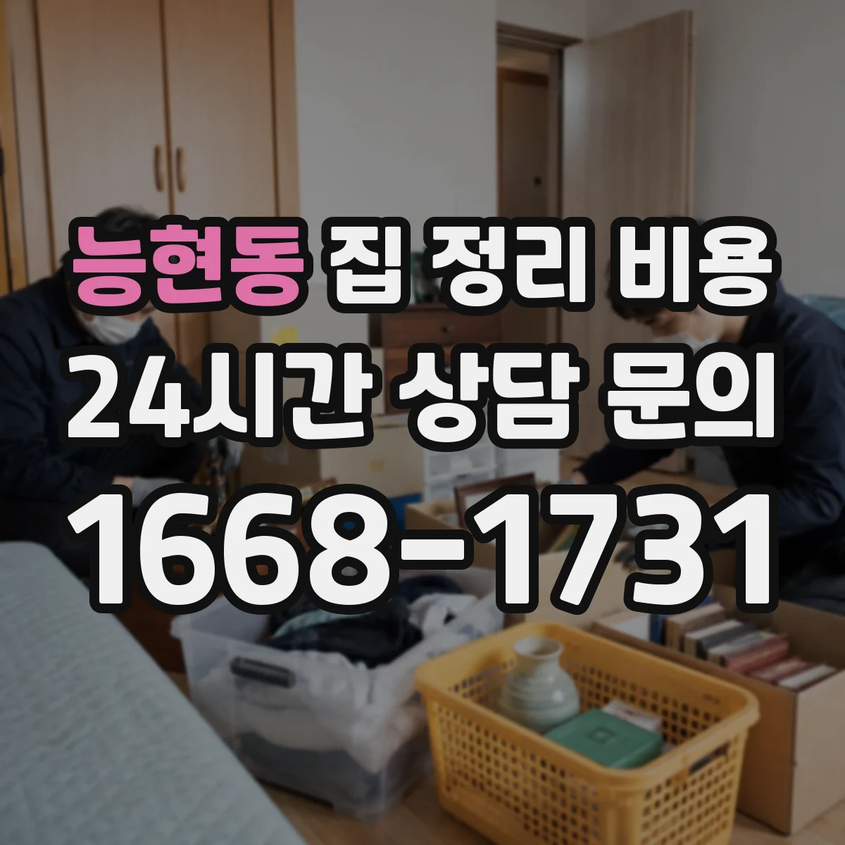 능현동 집 정리 비용