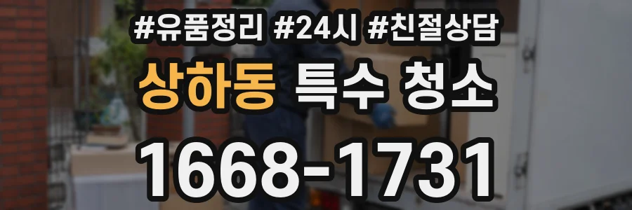 상하동 특수 청소