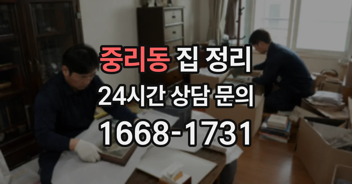 중리동 집 정리