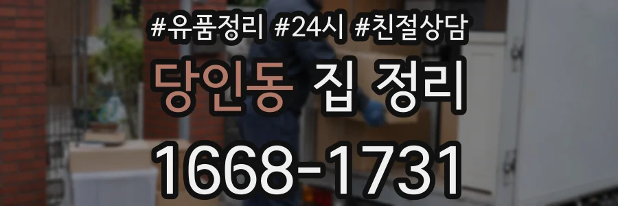 당인동 집 정리