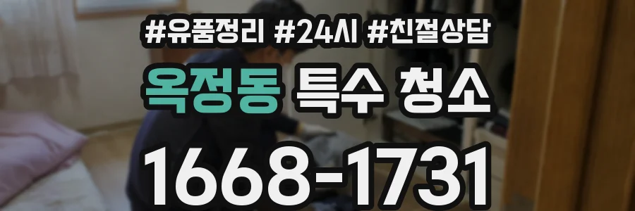 옥정동 특수 청소