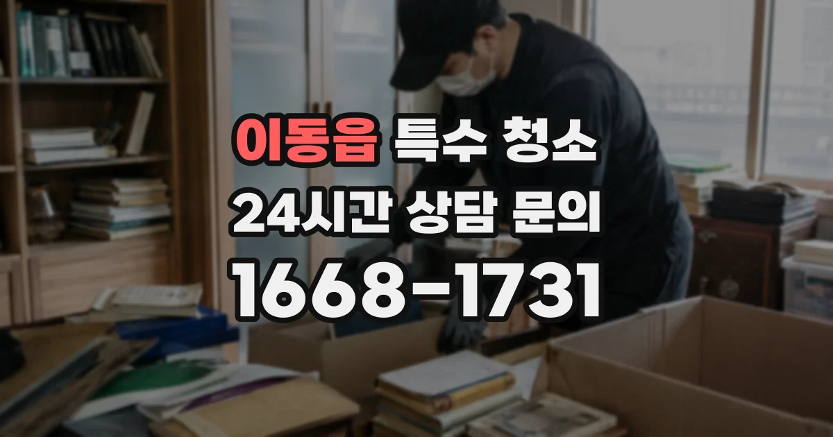 이동읍 특수 청소