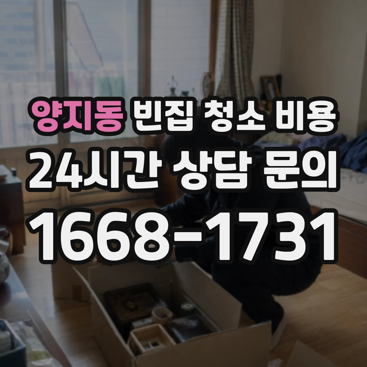 양지동 빈집 청소 비용
