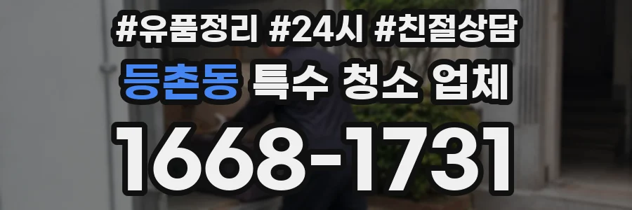 등촌동 특수 청소 업체