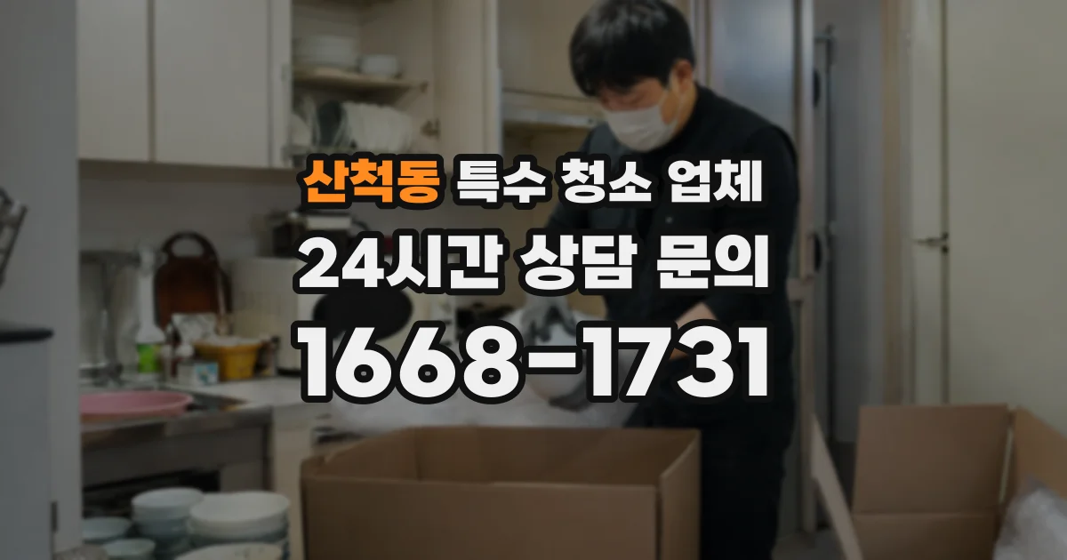 산척동 특수 청소 업체