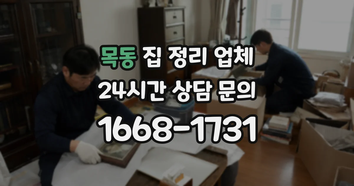 목동 집 정리 업체