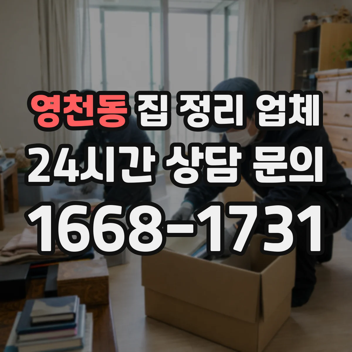 영천동 집 정리 업체