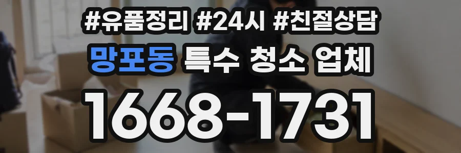 망포동 특수 청소 업체