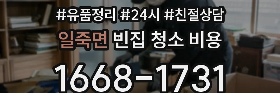 일죽면 빈집 청소 비용