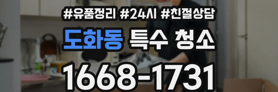 도화동 특수 청소