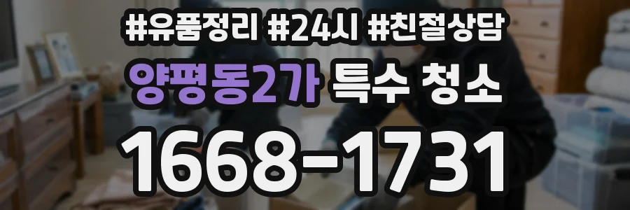 양평동2가 특수 청소