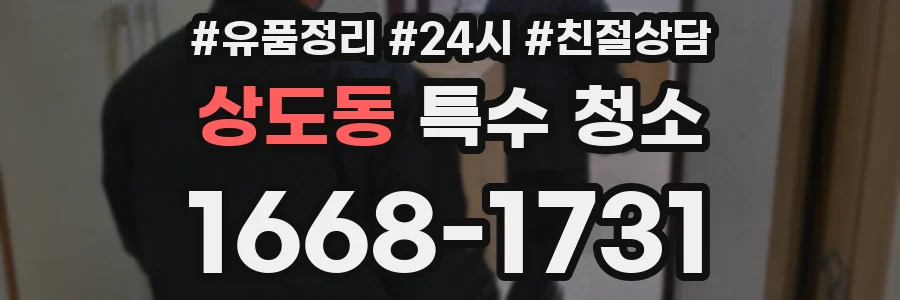 상도동 특수 청소