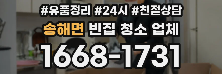 송해면 빈집 청소 업체