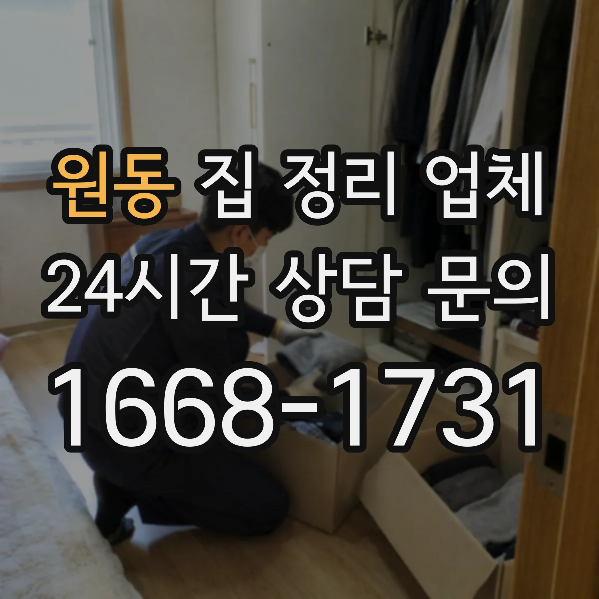원동 집 정리 업체