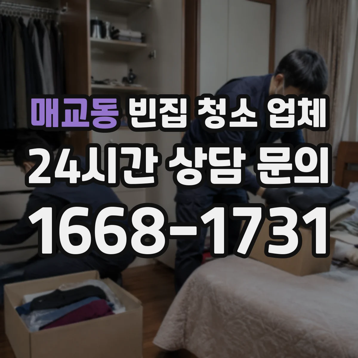매교동 빈집 청소 업체