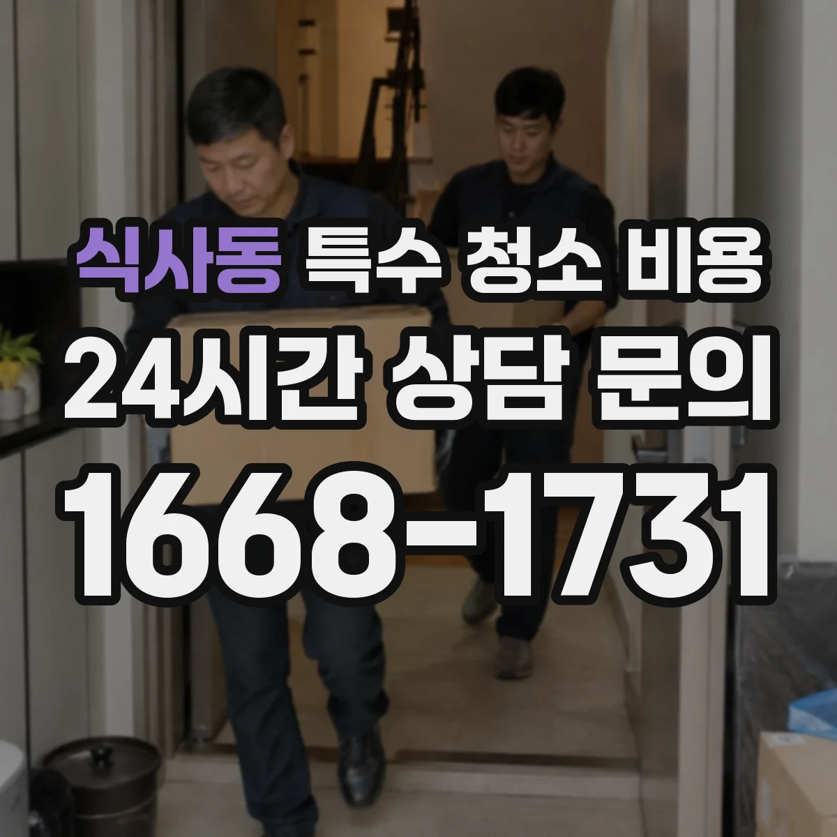 식사동 특수 청소 비용