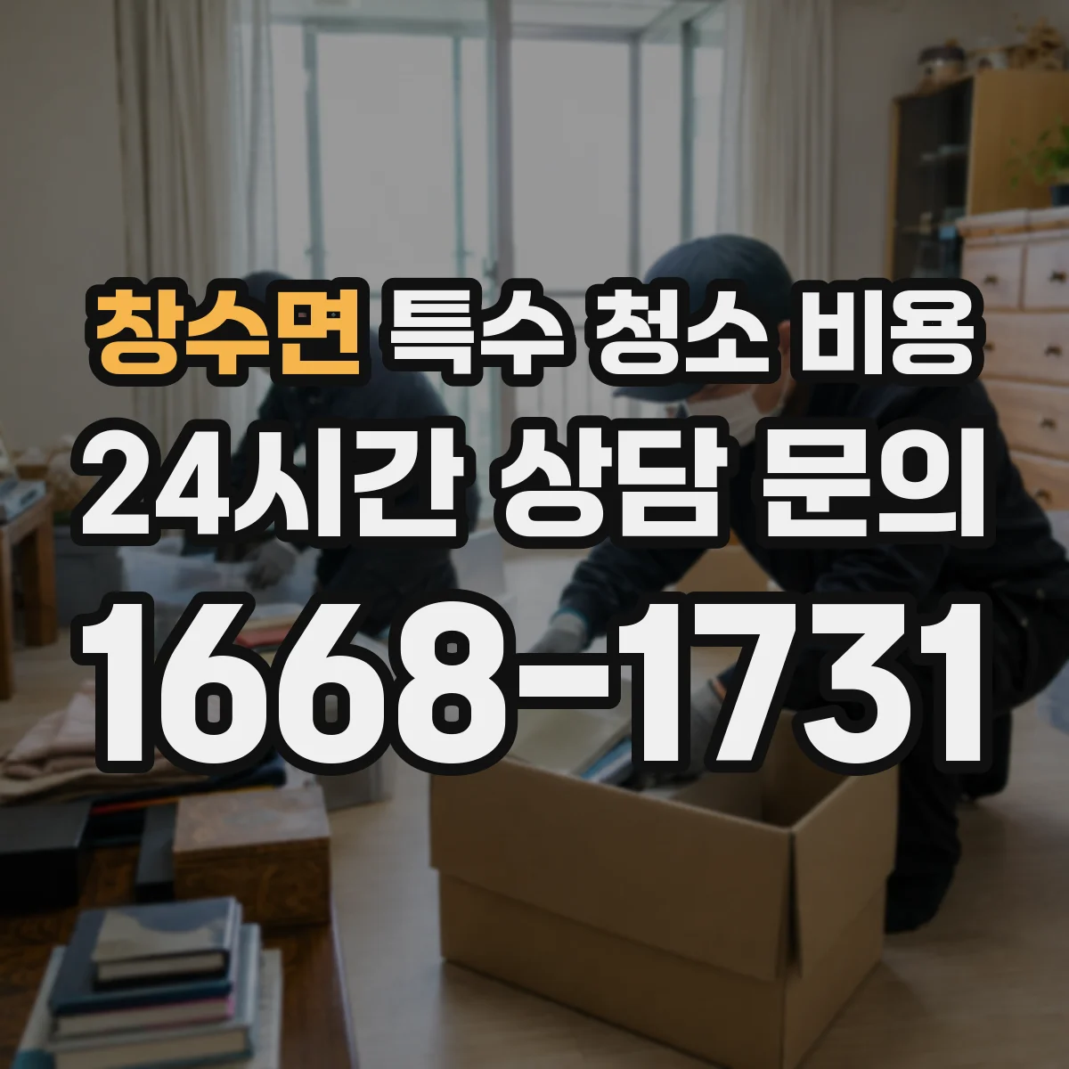 창수면 특수 청소 비용