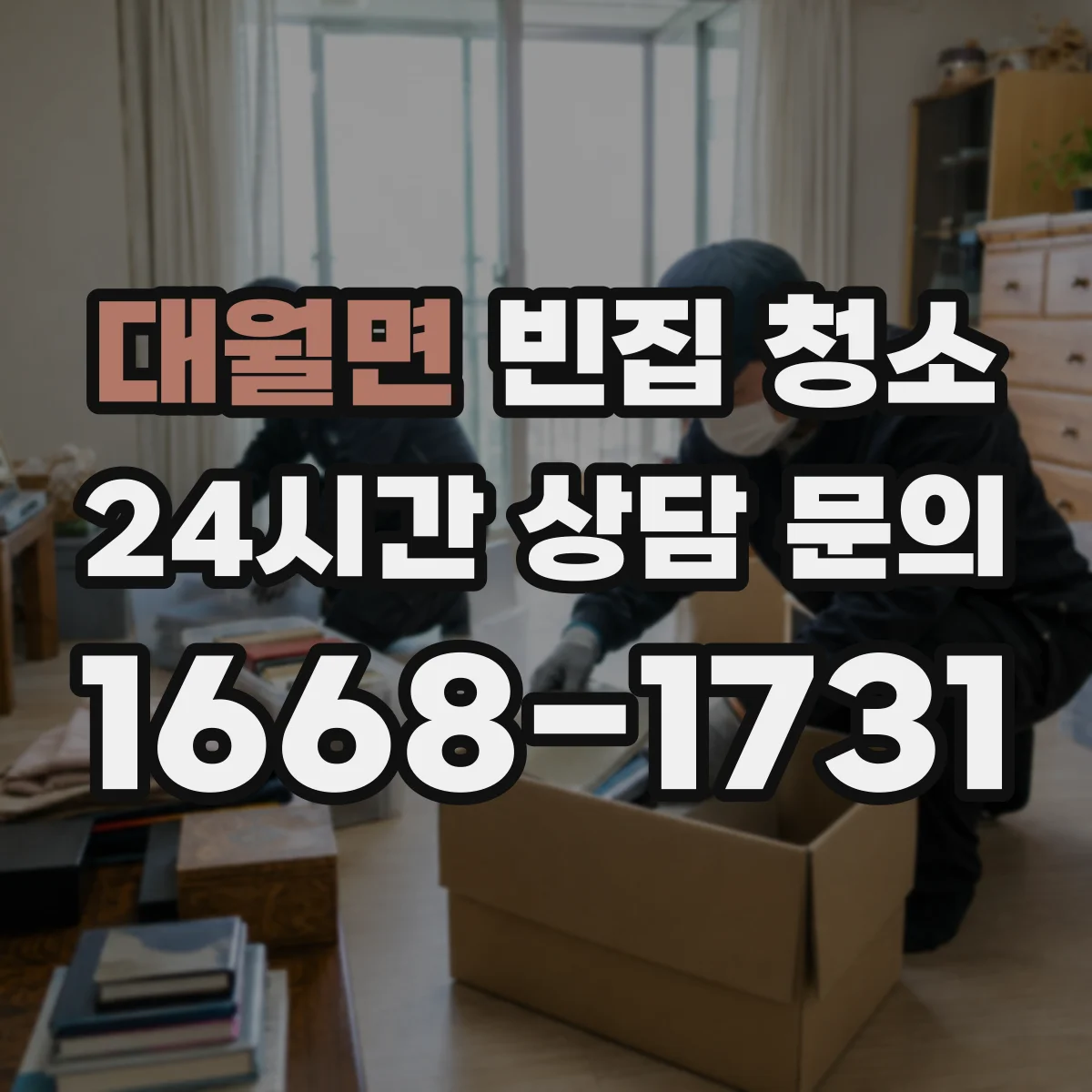 대월면 빈집 청소