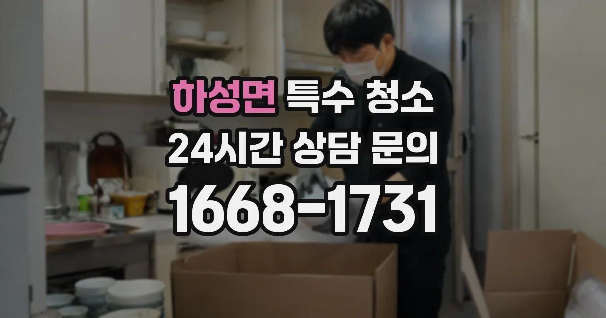 하성면 특수 청소
