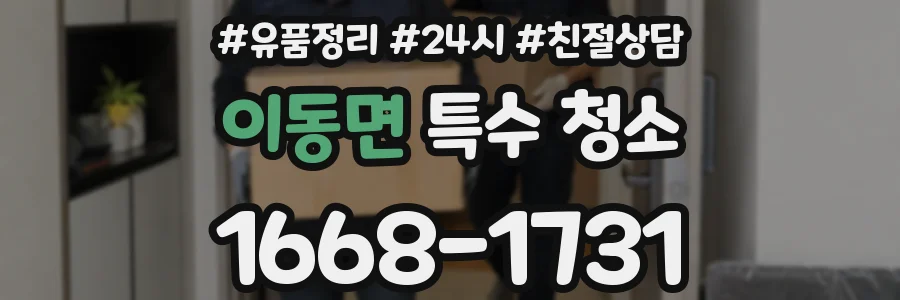 이동면 특수 청소