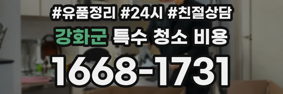 강화군 특수 청소 비용