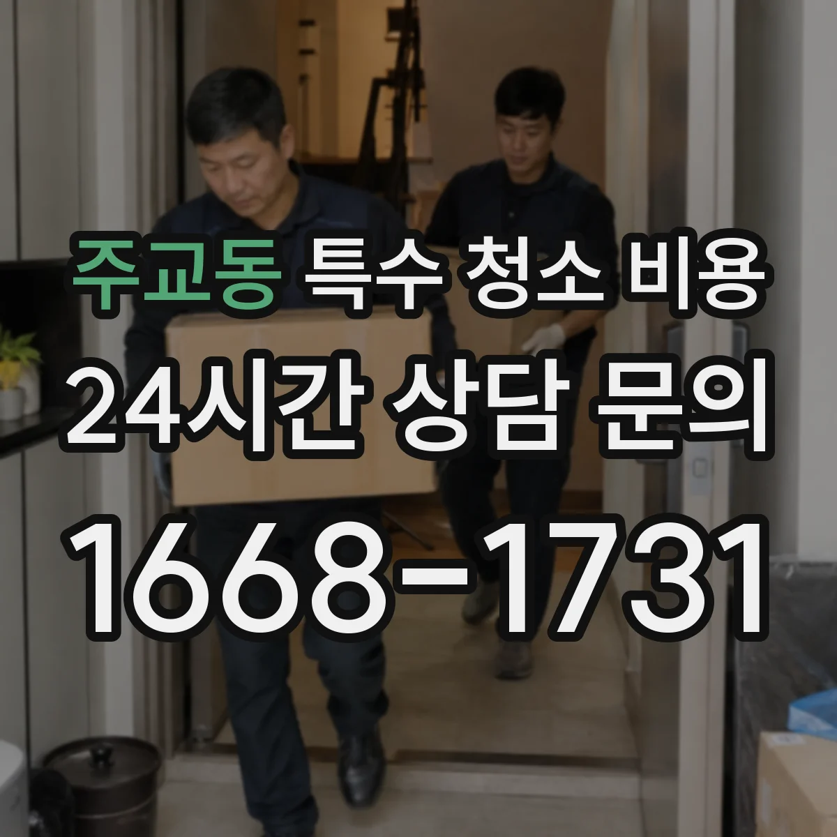 주교동 특수 청소 비용