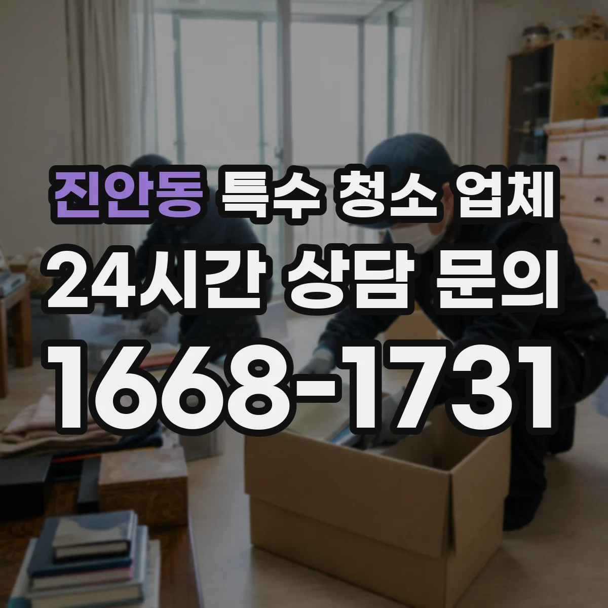 진안동 특수 청소 업체