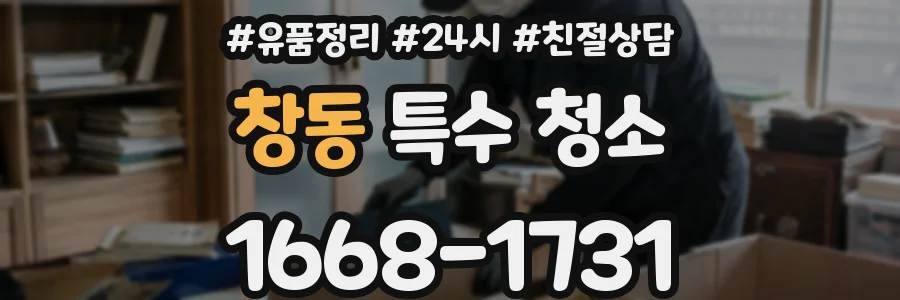 창동 특수 청소