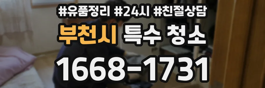 부천시 특수 청소