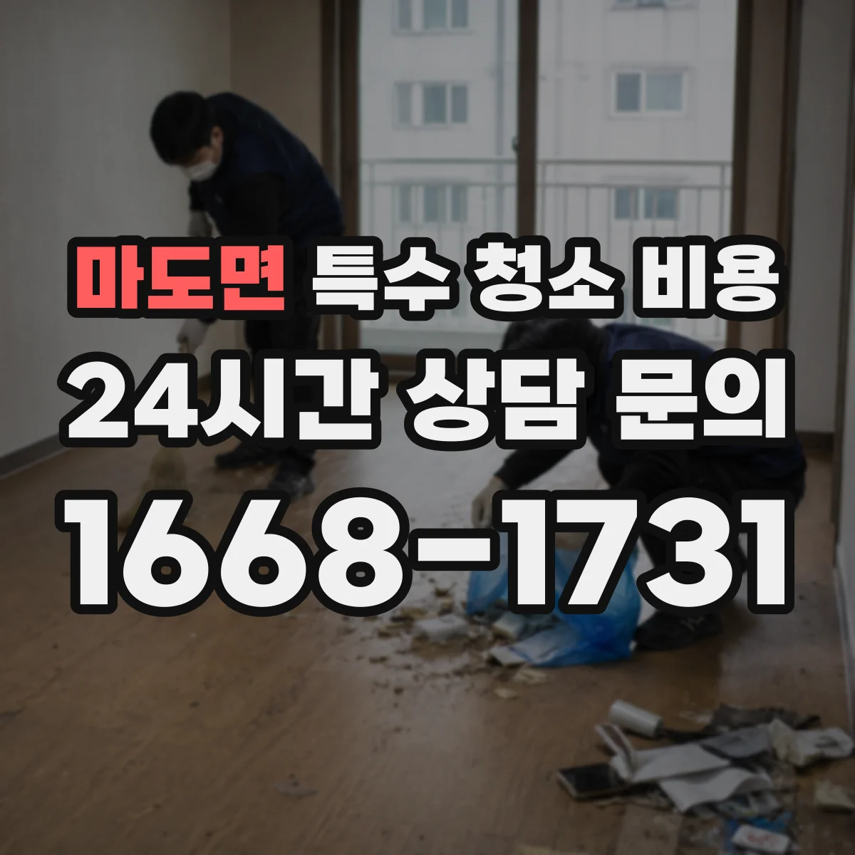 마도면 특수 청소 비용