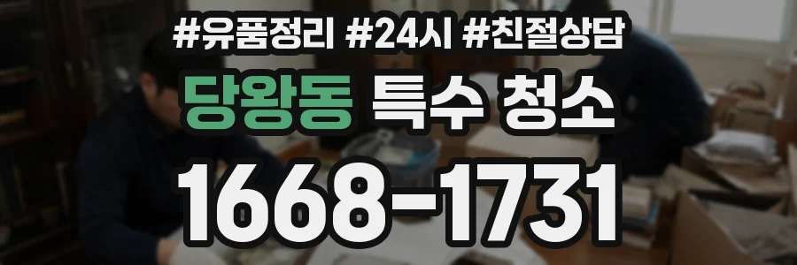 당왕동 특수 청소
