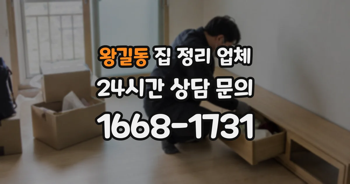 왕길동 집 정리 업체