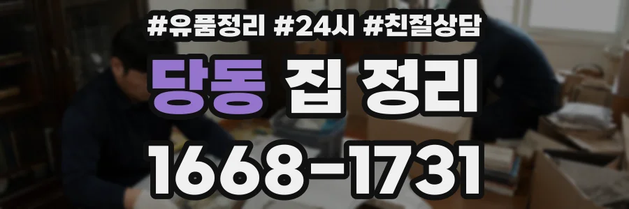 당동 집 정리