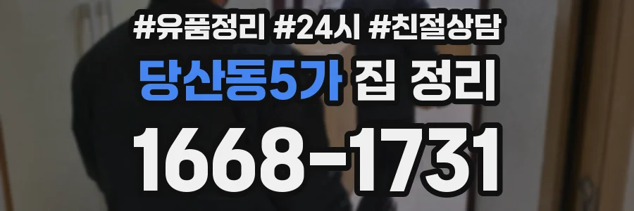 당산동5가 집 정리