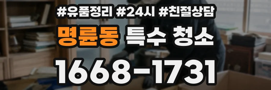 명륜동 특수 청소