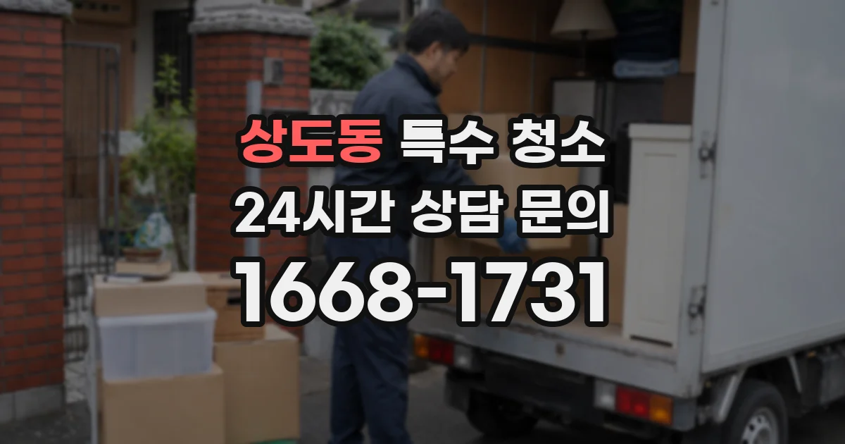 상도동 특수 청소
