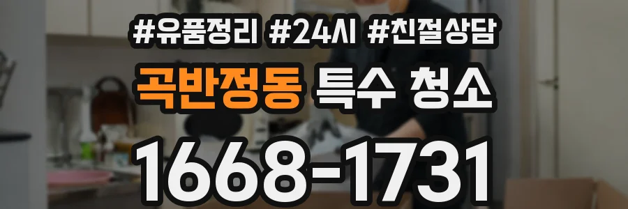 곡반정동 특수 청소
