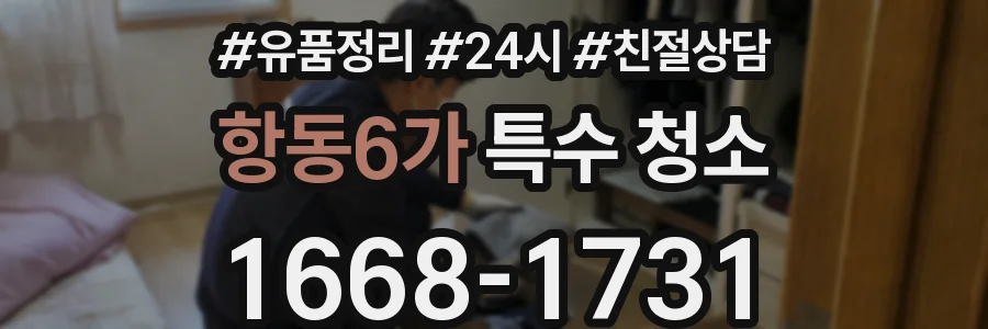 항동6가 특수 청소