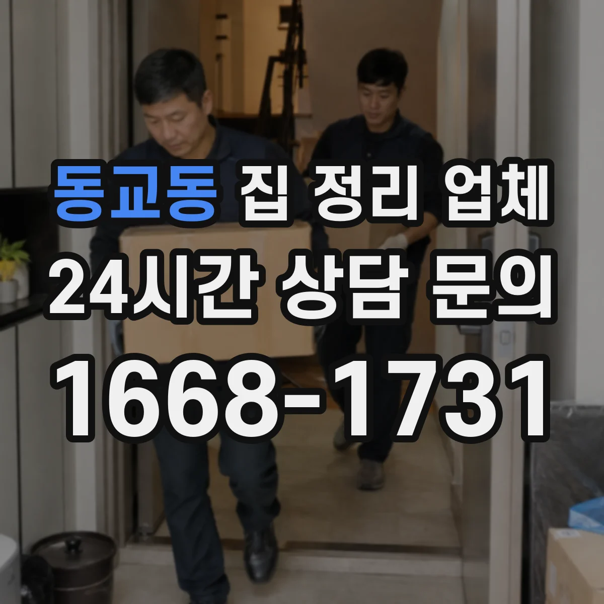 동교동 집 정리 업체