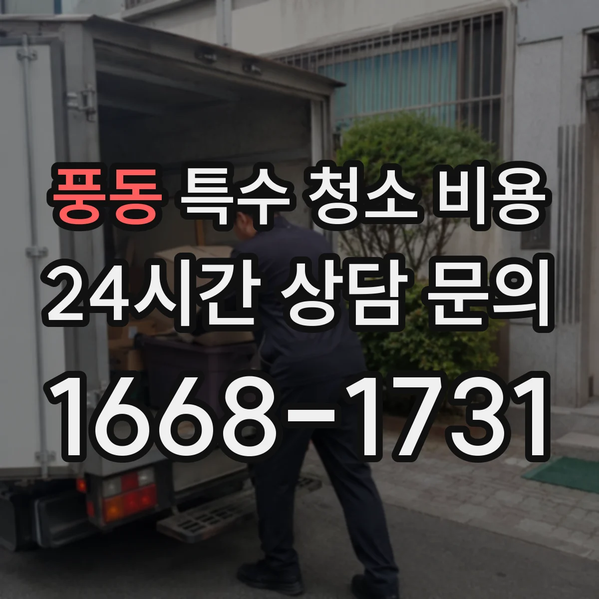 풍동 특수 청소 비용