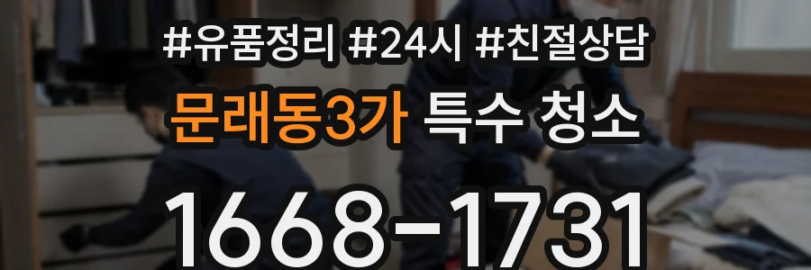 문래동3가 특수 청소